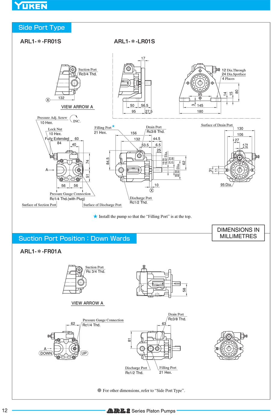 Bơm piston thuỷ lực Yuken